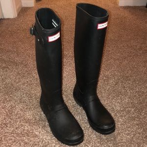 Hunter original tall rain boots